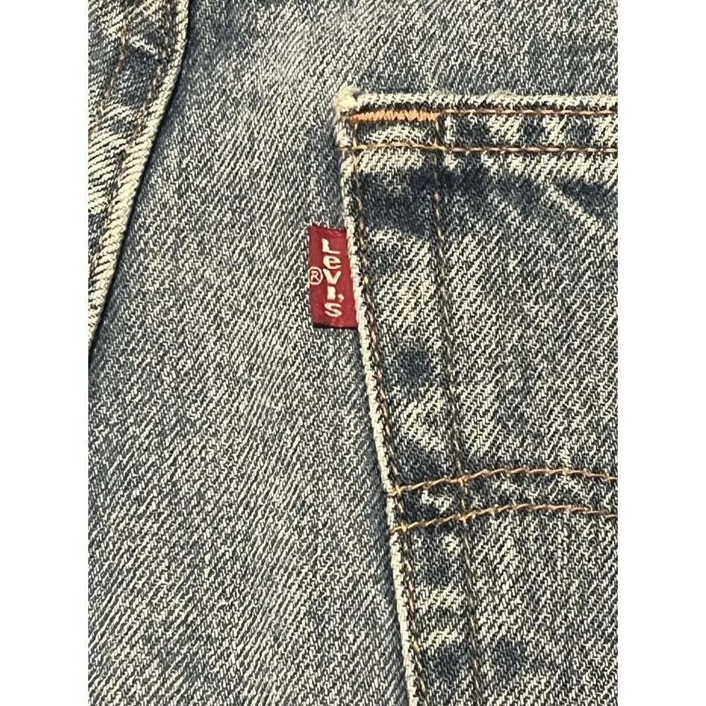 Vintage Y2K‎ Levi's Red Tab 505 Blue Mens 38x30 Regular Fit Denim Jeans 2000's